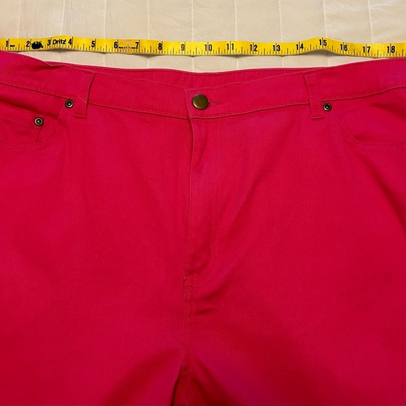 American Sweatheart Solid Pink Pants Trouser Size 20 - Picture 11 of 12
